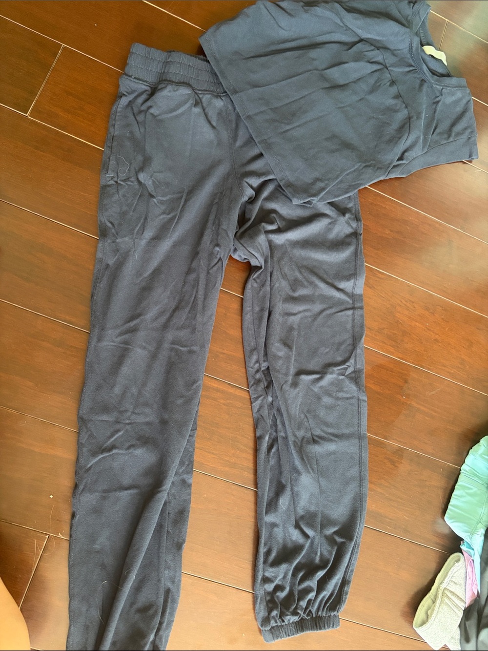 Women’s Navy Elastic-Waist Jogger Pants by